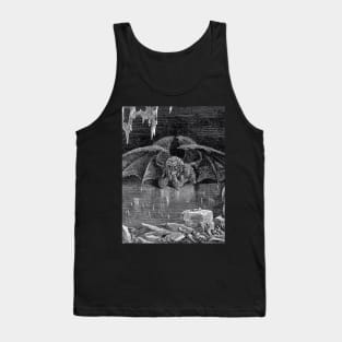 Lucifer, King of hell 1861 by Paul Gustave Dore Tank Top